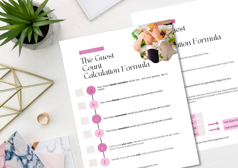 Perfecting Your Guest List: The Essential Role of Our Guest Calculation Formula in Wedding Planning
