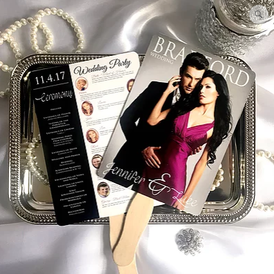 Wedding Program Fans