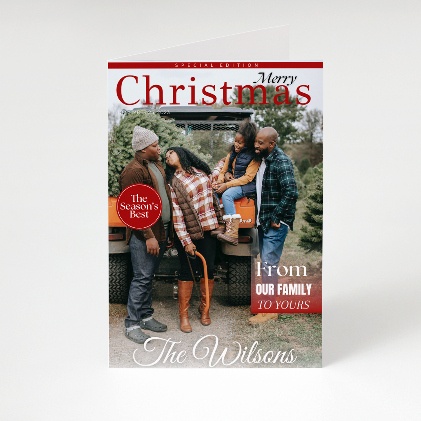 Magazine Christmas Card