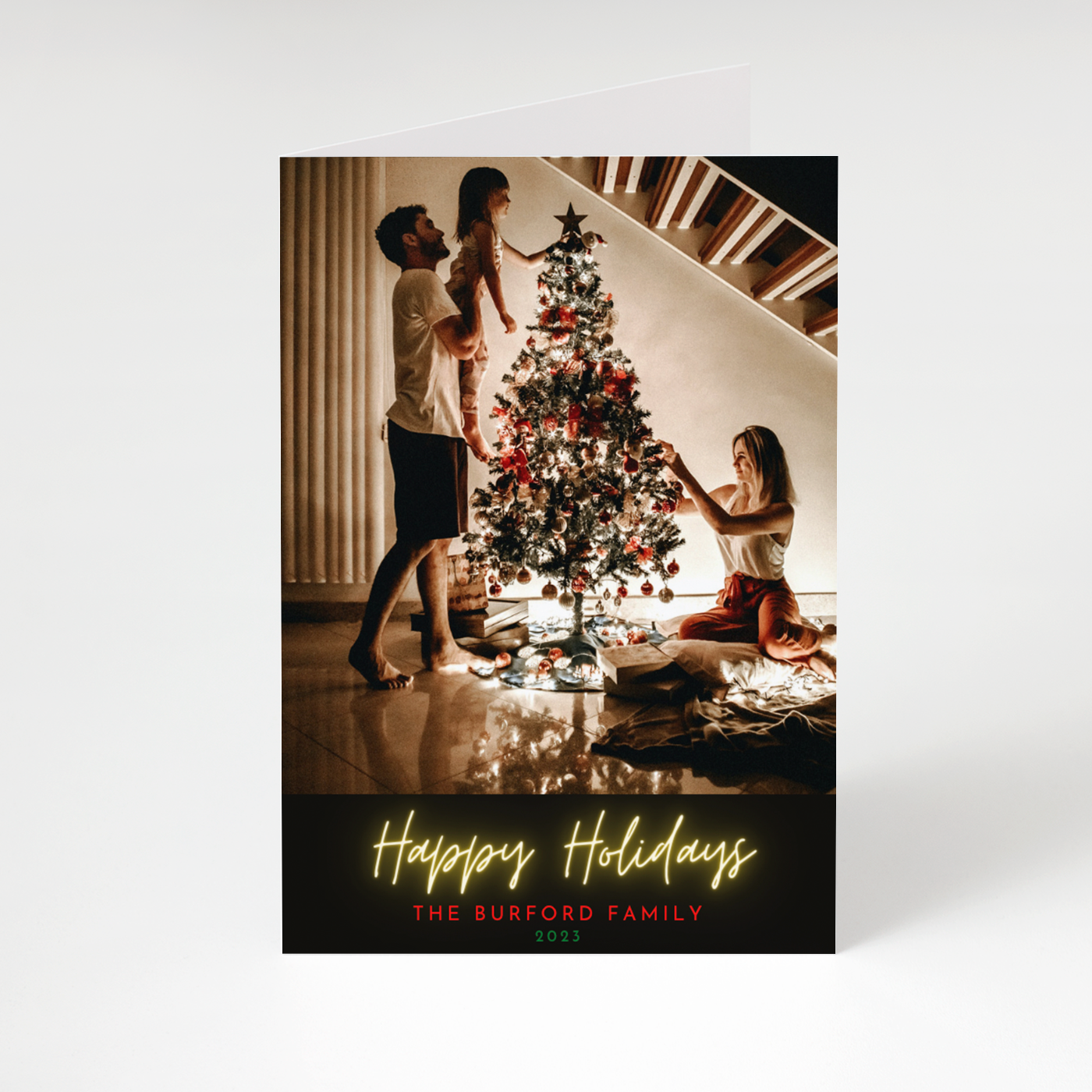 Photo Happy Holidays Card