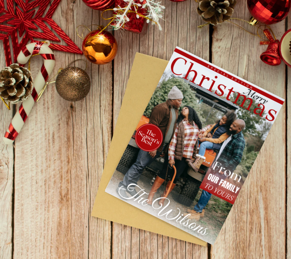 Magazine Christmas Card