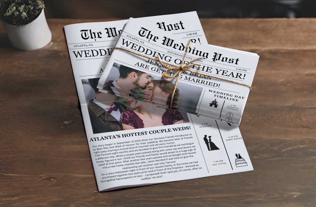 Where To Print Wedding Newspaper