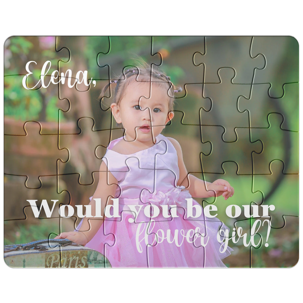 Will you be my flower girl puzzle