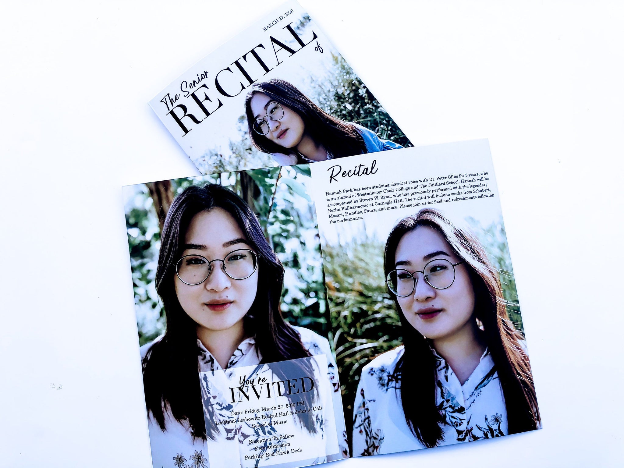Senior Recital Magazines