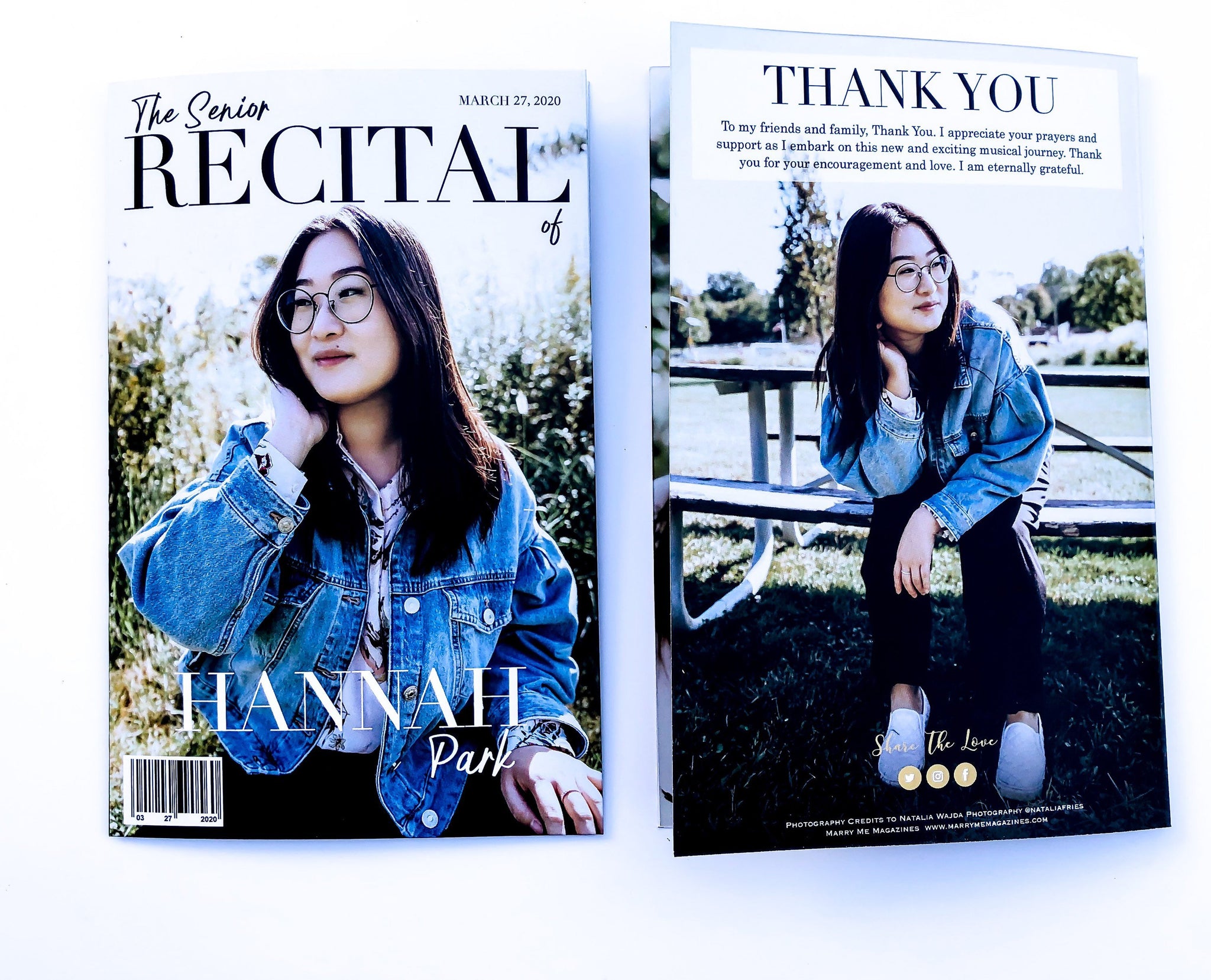 Senior Recital Magazines