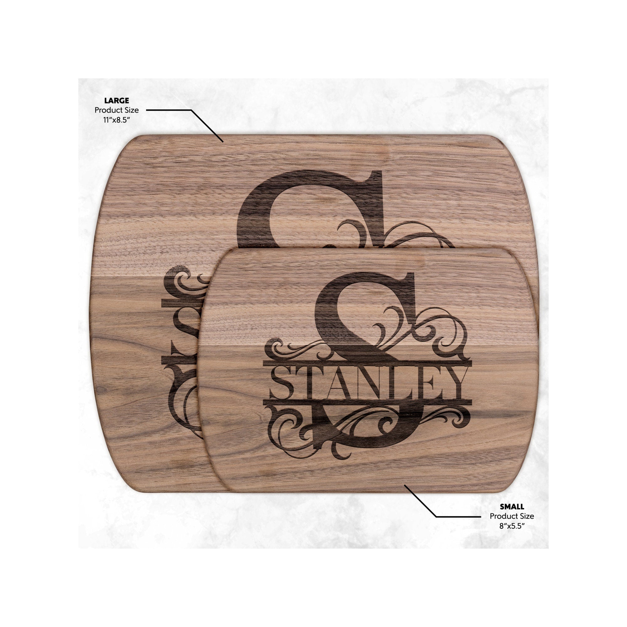 Custom Monogrammed Cutting Board