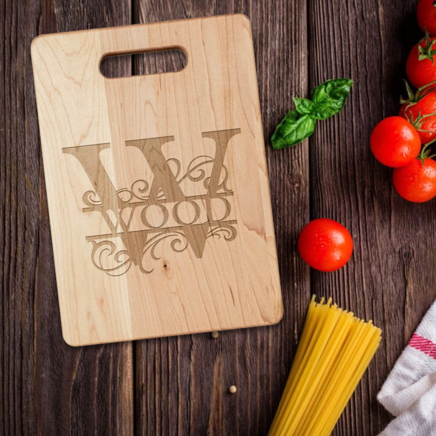 Custom Monogrammed Cutting Board