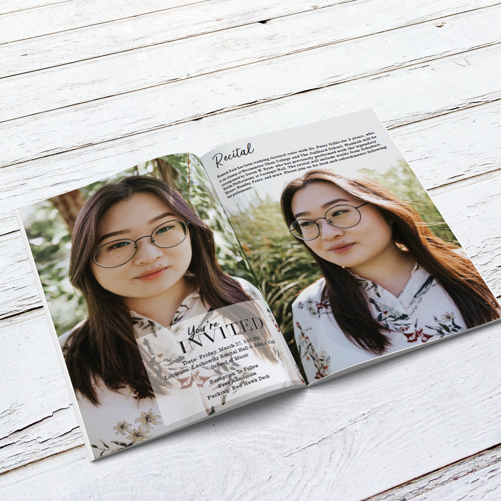 Senior Recital Magazines